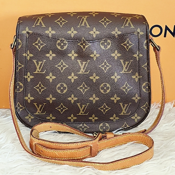 Authentic Saint Cloud GM Louis Vuitton Monogram Crossbody Bag - Picture 14 of 17